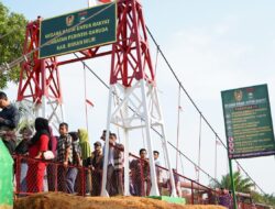 Pangdam XIX Tuanku Tambusai Tinjau Jembatan Garuda, Dorong Mobilitas dan Ekonomi Warga Rohil