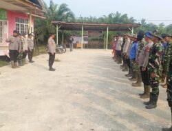 Kodam XIX/Tuanku Tambusai Bersama Tim Gabungan Sisir Titik Asap Karhutla di Pelalawan
