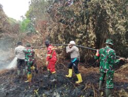 Kodam XIX/Tuanku Tambusai Intensifkan Pemadaman dan Pendinginan Karhutla di Tujuh Lokasi
