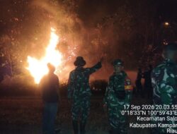 Kodam XIX/Tuanku Tambusai Kerahkan Kodim 0313/Kampar, Yonif 132/BS dan Yonif TP 898, Karhutla di Kampar Berhasil Dikendalikan