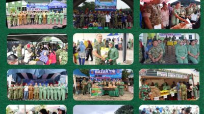 Semarak HUT ke-81 TNI, Korem 031/WB Gelar Bazar Murah Serentak di 8 Kodim Jajaran