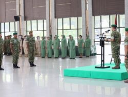 Pangdam XIX/Tuanku Tambusai Pimpin Kenaikan Pangkat 41 Perwira Menengah, Tegaskan Amanah dan Tanggung Jawab Pengabdian