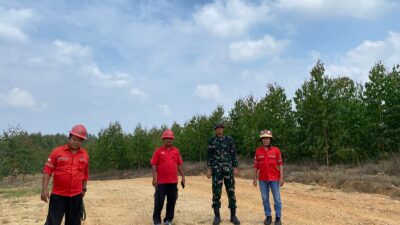 Tim QRF Kodam XIX/Tuanku Tambusai Perkuat Kaderisasi RPK dan Patroli Karhutla di Sorek Pelalawan